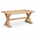 Esstisch rechteckig Eichenholz 180x90x75 cm